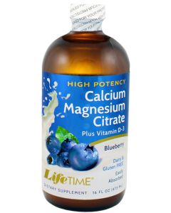 LifeTime Tekući kalcij magnezij citrat borovnica