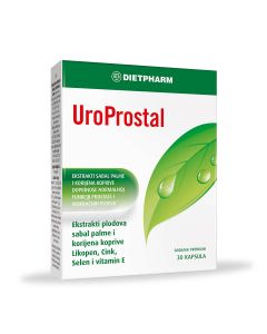 Dietpharm Uroprostal za zdravi urinarni trakt, 30 kapsula