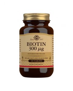 Solgar Biotin 300 mg 100 tableta