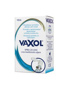 Vaxol sprej za uho s maslinovim uljem, za omekšavanje i uklanjanje voska,10 ml