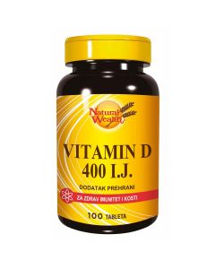 Natural Wealth Vitamin D 400 I.J.  100 tableta