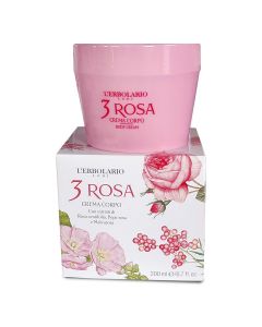 L’Erbolario 3 Rosa krema za tijelo 200 ml