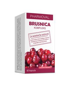 Pharmoval Brusnica kompleks kapsule 60 kapusla