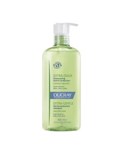 Ducray Extra-Doux dermozaštitni šampon za osjetljivu kosu. Za cijelu obitelj. 400 ml