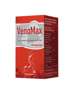 VenoMax, za normalnu funkciju krvnih žila, 40 kapsula