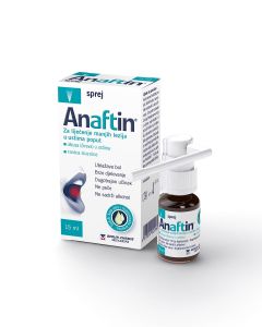 Anaftin sprej za liječenje manjih lezija u ustima, 15 ml