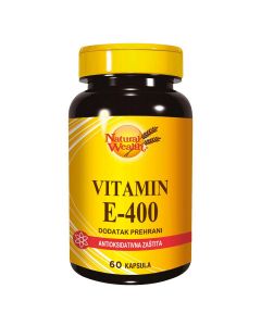 Natural Wealth  Vitamin E-400  60 kapsula