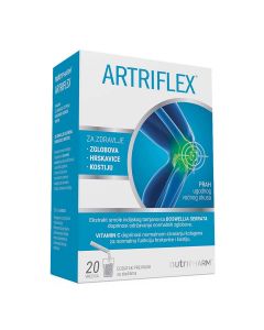 Nutripharm® Artriflex® za zdravlje zglobova, hrskavice i kostiju, 20 vrećica