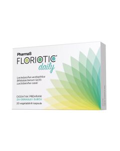 PharmaS Floriotic Daily sa dobrim bakterijama, za odrasle i djecu. 20 kapsula
