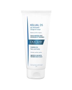 Ducray Kelual DS pjenušavi gel za lice i tijelo za iritiranu kožu 200 ml