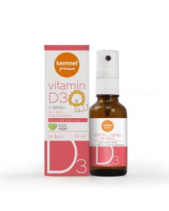 Kernnel Vegan Vitamin D3 za djecu 24 ml