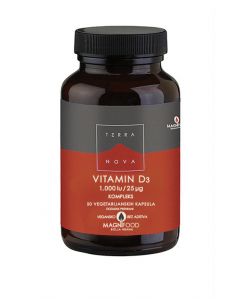 TERRANOVA
Vitamin D3 1000 IU (25 µg), kompleks 50 kapsula