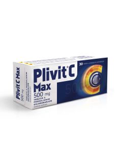 Plivit C Max dodatak prehrani, 30 tableta s produljenim oslobađanjem vitamina C