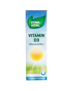 Zona Vital Vitamin D3 oralni sprej 15 ml
