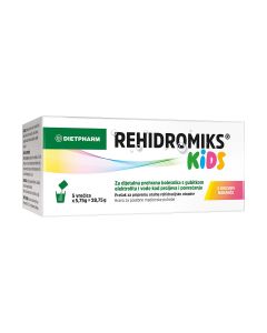 Dietpharm Rehidromiks® Kids s okusom naranče, 5 vrećica
