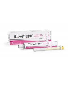 Bioapigyn mast za rodnicu 50 ml Aluminijska tuba s 50 mL masti, vaginalni aplikator i uputa za uporabu