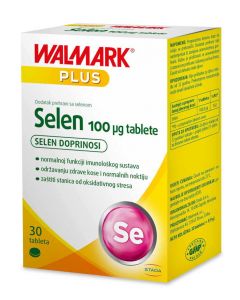 Walmark Selen 100 mcg, za imunitet, zdrave nokte i kosu, 30 tableta