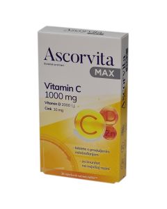 Ascorvita Max vitamin C dodatak prehrani za imunitet