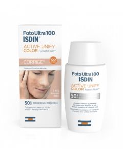 ISDIN Foto Ultra 100  Active Unify COLOR SPF 50+
aktivni ujednačavajući fusion fluid za lice u boji 50 ml