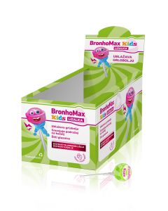 BronhoMax KIDS Lizalice  za ublažavanje grlobolje, 40 lizalica