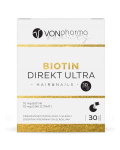 VONpharma Biotin Direkt ultra za kosu i nokte,  30 vrećica