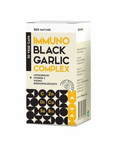 Black garlic immuno kompleks 365nature 30 kapsula