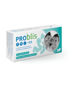  PROblis +D3 pastile menta 30 pastila