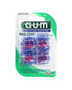 GUM RED-COTE tablete za otkrivanje plaka 12 tableta