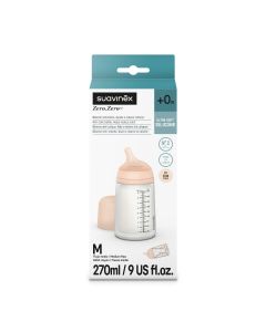 Suavinex Zero.Zero bočica za dojenje 270 ml, srednji protok