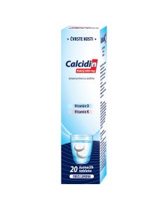 Calcidin kalcij + vitamin D + vitamin K, 20 šumećih tableta