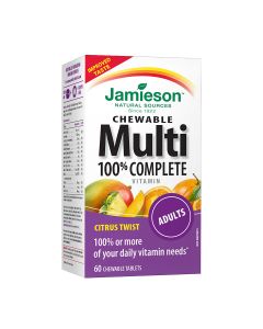 Jamieson Multivitamini i minerali za odrasle tablete za žvakanje  60 tableta za žvakanje