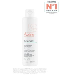 Eau Thermale Avène Cicalfate+ Gel za čišćenje osjetljive iritirane kože. Za lice, tijelo i ruke, 200ml
