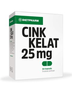 Dietpharm Cink Kelat 25 mg 60 kapsula