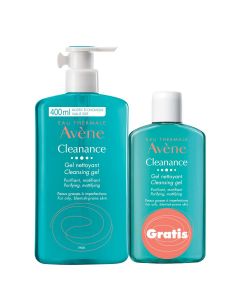 Eau Thermale Avène Cleanance gel za čišćenje, 400 ml + GRATIS 200 ml