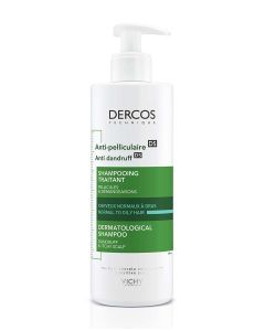 Vichy Dercos šampon protiv prhuti za normalnu ili masnu kosu te vlasište koje svrbi, 390 ml