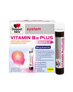 Doppelherz® system Vitamin B12 Plus Energie, 10 bočica