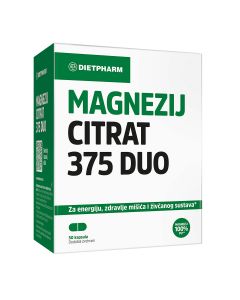 Dietpharm Magnezij citrat 375 Duo kapsule, 50 kapsula