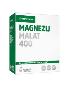 Dietpharm Magnezij Malat 400 prašak, 20 vrećica