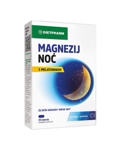 Dietpharm Magnezij noć  dodatak prehrani, 20 kapsula
