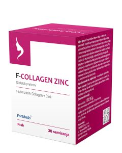F-Collagen Zinc, dodatak prehrani sa hidroliziranim kolagenom i cinkom, 30 serviranja
