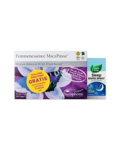 Femmenessence MacaPause + Zona Vital Sleep rapid spray GRATIS, 120 kapsula + 15 ml