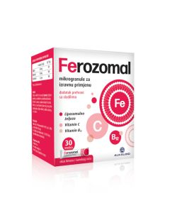 Ferozomal dodatak prehrani u mikrogranulama sa željezom, vitaminom C i B12, 30 vrećica