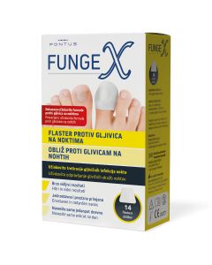 FungeX flaster protiv gljivica na noktima, 14 flastera