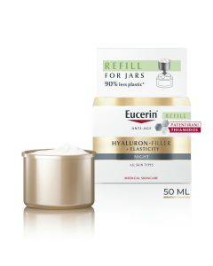 Eucerin Hyaluron-Filler + Elasticity noćna njega Refill, 50 ml