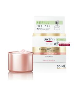 Eucerin Hyaluron-Filler + Elasticity Rosé dnevna njega SPF 30 Refill, 50 ml