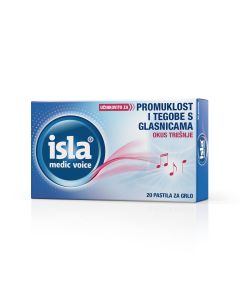 Isla medic voice, 20 pastila