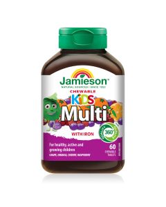 Jamieson Multivitamini i minerali za djecu tablete za žvakanje 60 tableta za žvakanje