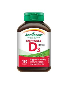 Jamieson Vitamin D 1000 IU 180 kapsula
