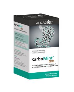 Auraxol Karbomint Plus, 30 mekih kapsula