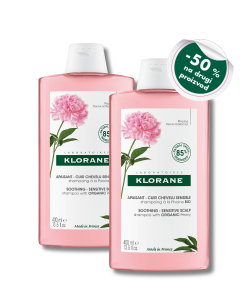Klorane šampon s božurom, 400 ml DUO